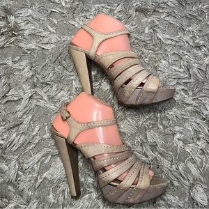Miu Miu leather heeled  sandals 39.5